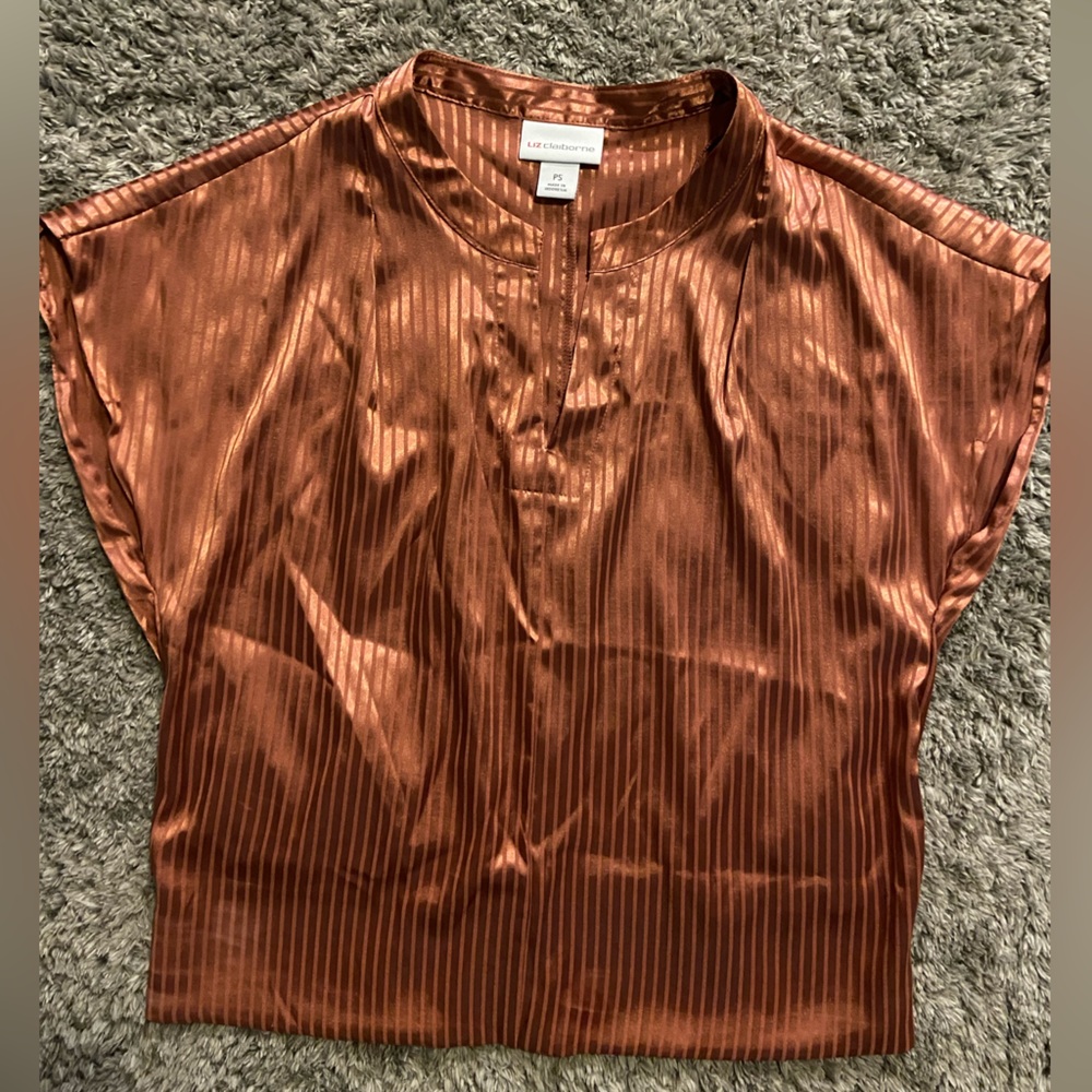 Beautiful rose/bronze color blouse
